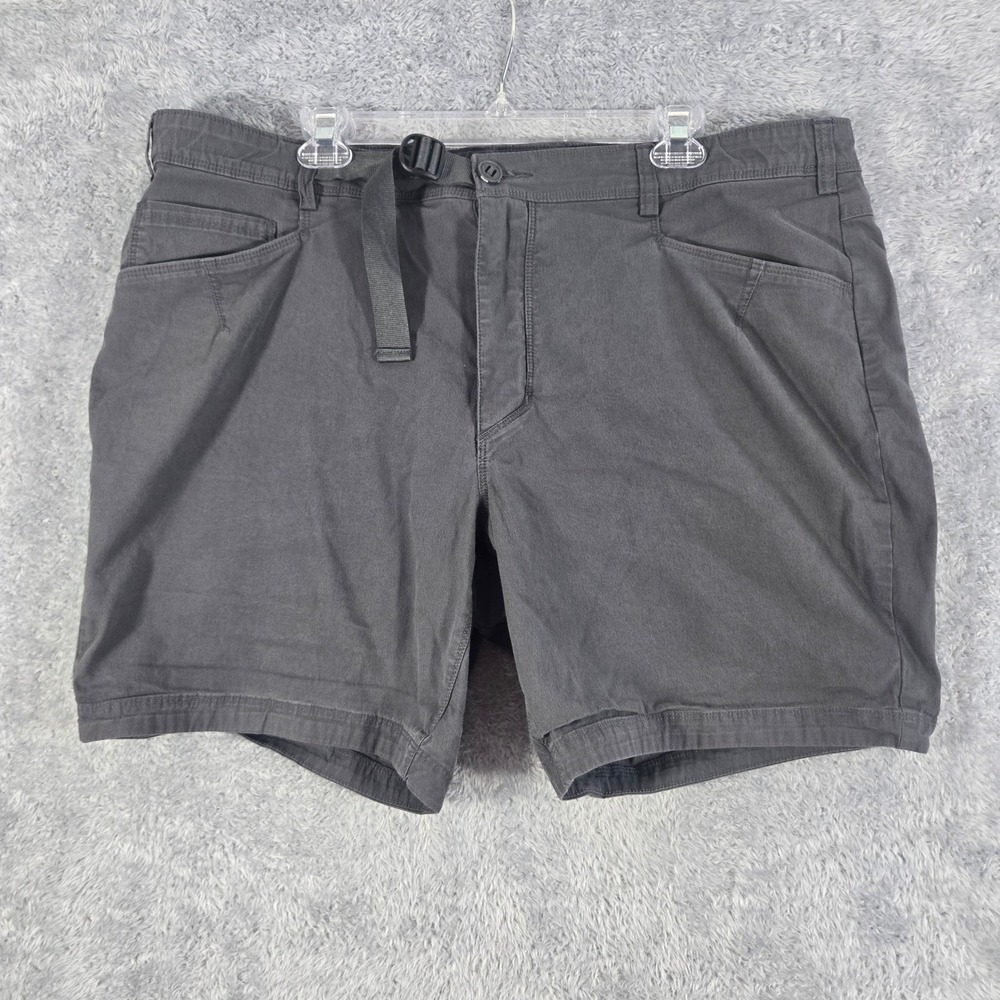 Alaskan Hardgear Duluth Trading Co Mens 42 Gray Belted Hiking Cargo Shorts 8in